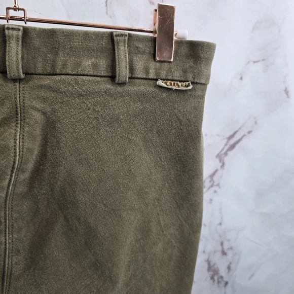 Platinum Breeches Womens 28 Riding Pants Brown Tan Seat Equestrian Jodhpurs JPC - Picture 12 of 13